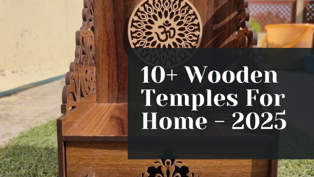 Wooden Temple designs For Home