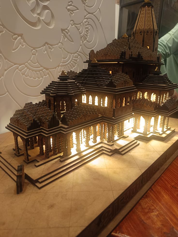 ram mandir ayodhya wood temple