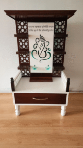 wooden mandir for home
