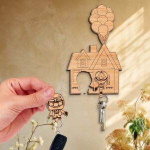 Up Movie Inspired Couple Key Holder