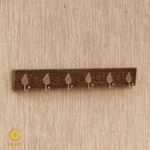 6 Hook Wooden Carved Cloth Hook
