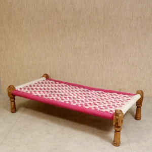 Traditional Wooden Indian Day Bed