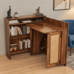 Vitara Sheesham Wood Convertible Study Table (Teak)